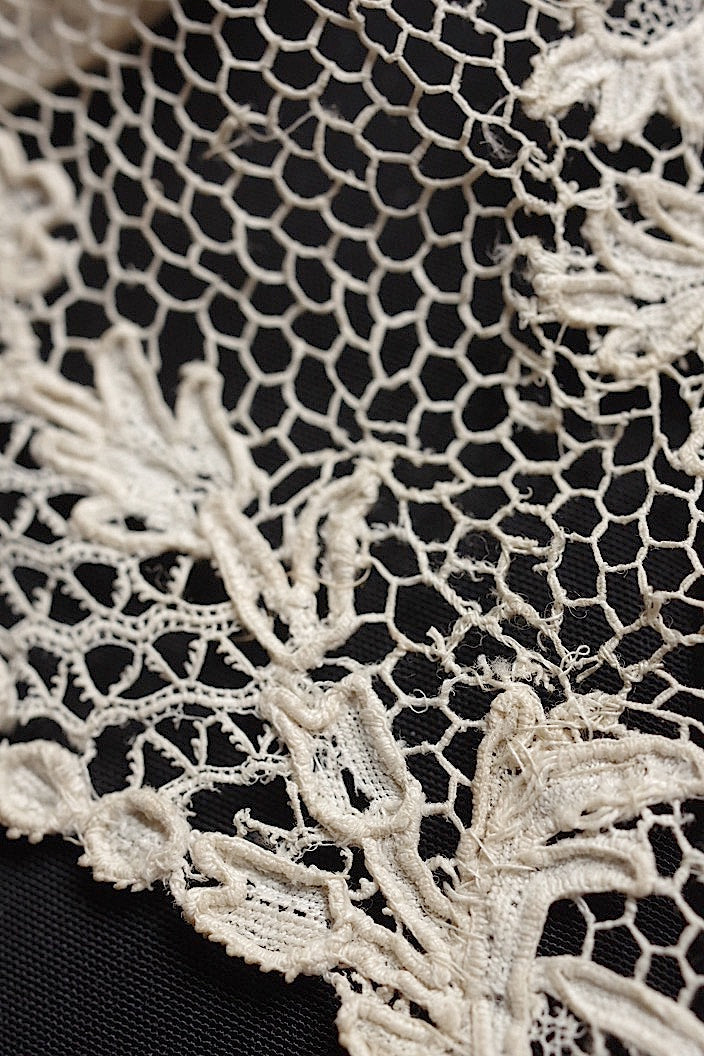 dentelle アンティークレース　アランソン　290cm .FR a l'epoque