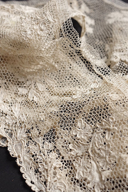 dentelle アンティークレース　アランソン　290cm .FR a l'epoque