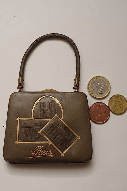 porte-monnaie antique アンティーク petit sac　コイン入れ .FR a l'epoque