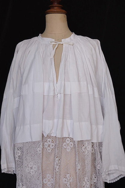 vetement antique アンティーク　教会チュニック　aube2 .FR a l'epoque