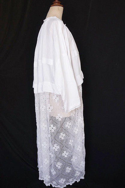 vetement antique アンティーク　教会チュニック　aube2 .FR a l'epoque