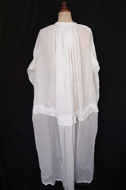 vetement antique アンティーク　教会チュニック　aube6 .FR a l'epoque