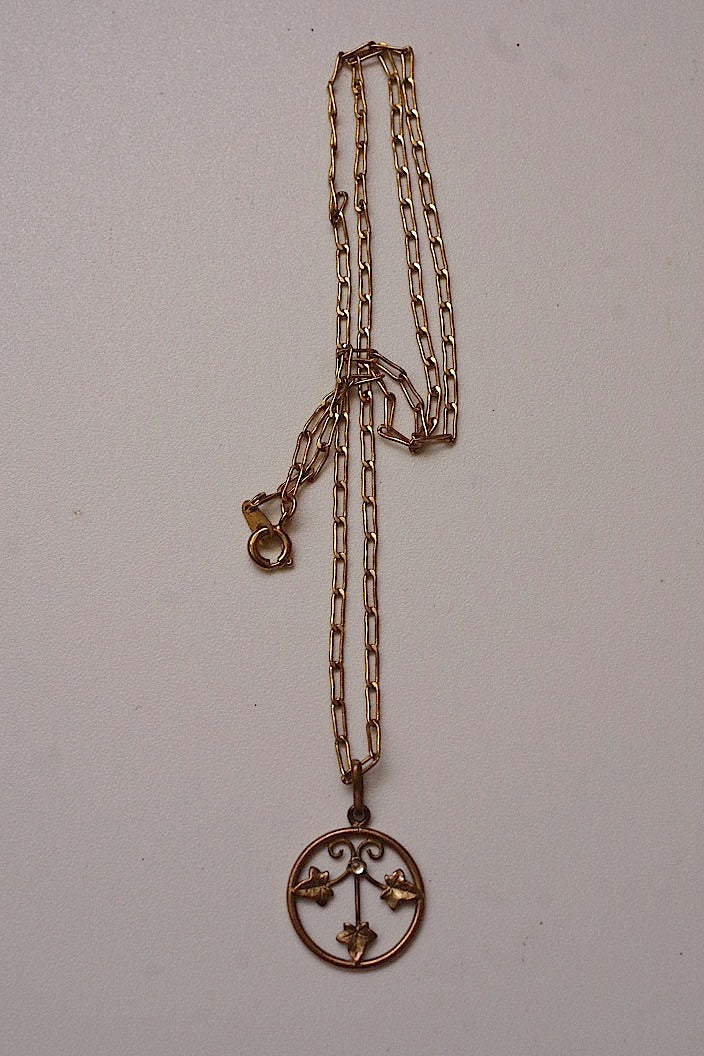 collier antique pendentif antique 2
