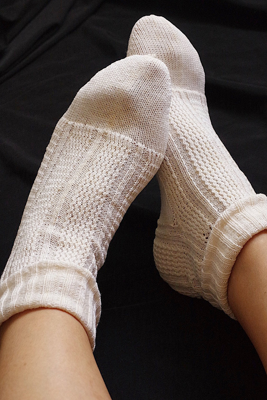 chaussettes vintage ヴィンテージ靴下　三つ折りタイプ .FR a l'epoque