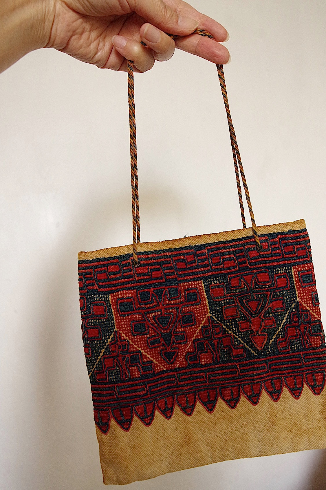 sac antique アンティーク刺繍バッグ　オリエンタル　1 .FR a l'epoque