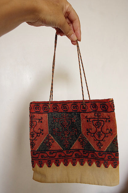 sac antique アンティーク刺繍バッグ　オリエンタル　2 .FR a l'epoque