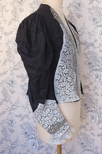 vêtement antique アンティークジャケット　veste noir .FR a l'epoque