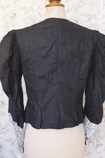 vêtement antique アンティークジャケット　veste noir .FR a l'epoque