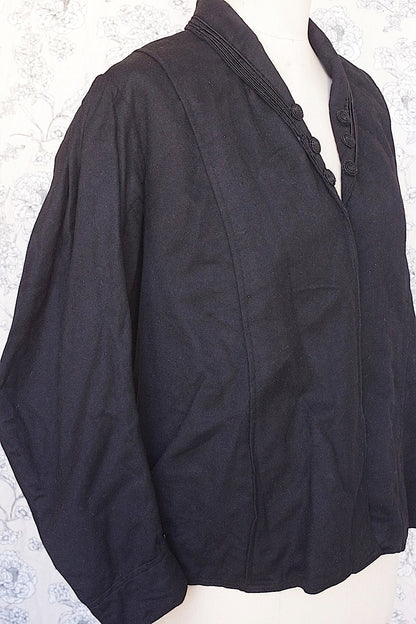 vêtement antique アンティークジャケット　veste noir .FR a l'epoque