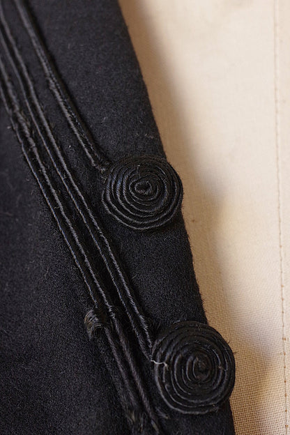 vêtement antique アンティークジャケット　veste noir .FR a l'epoque