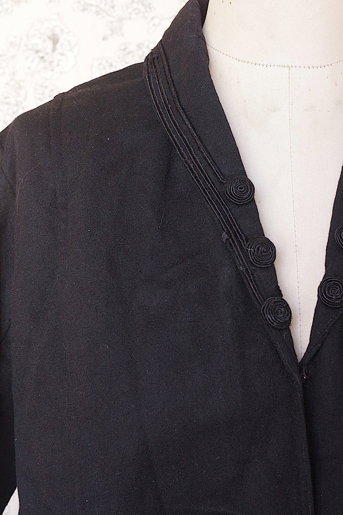 vêtement antique アンティークジャケット　veste noir