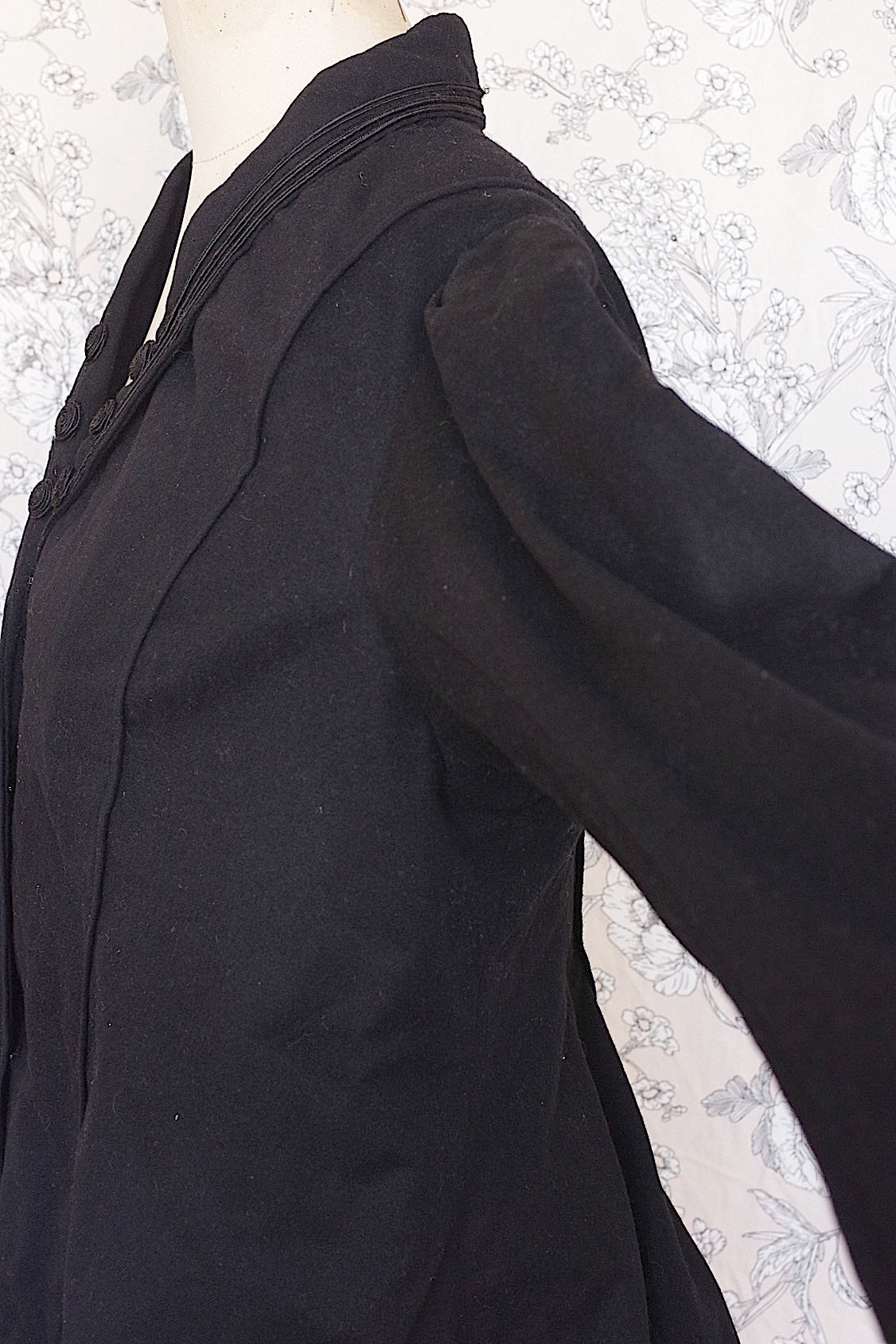 vêtement antique アンティークジャケット　veste noir