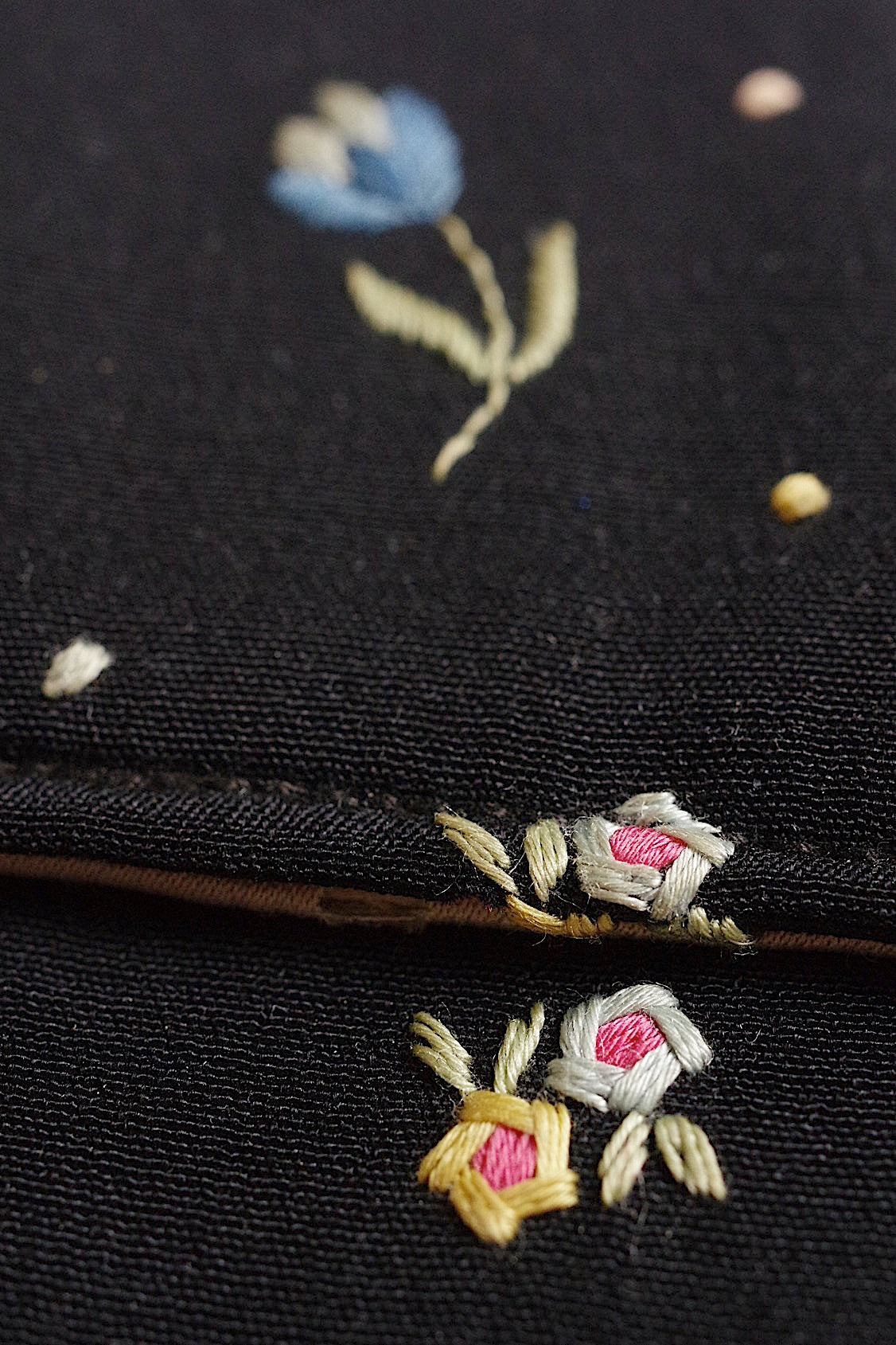 antique sac アンティークバッグ　刺繍 .FR a l'epoque
