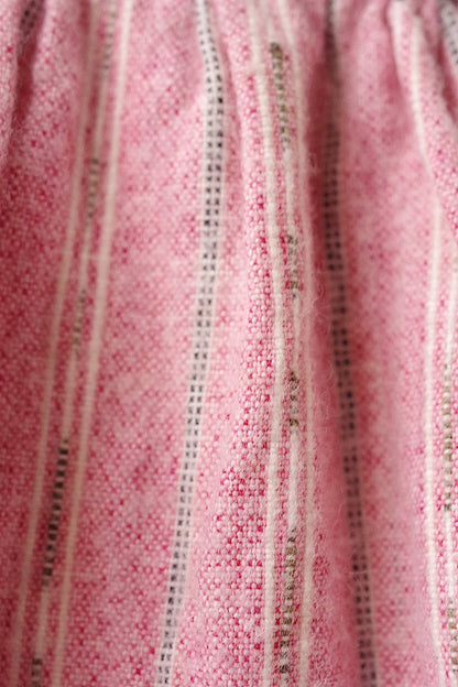 vêtement antique アンティークスカート　ピンクストライプ .FR a l'epoque