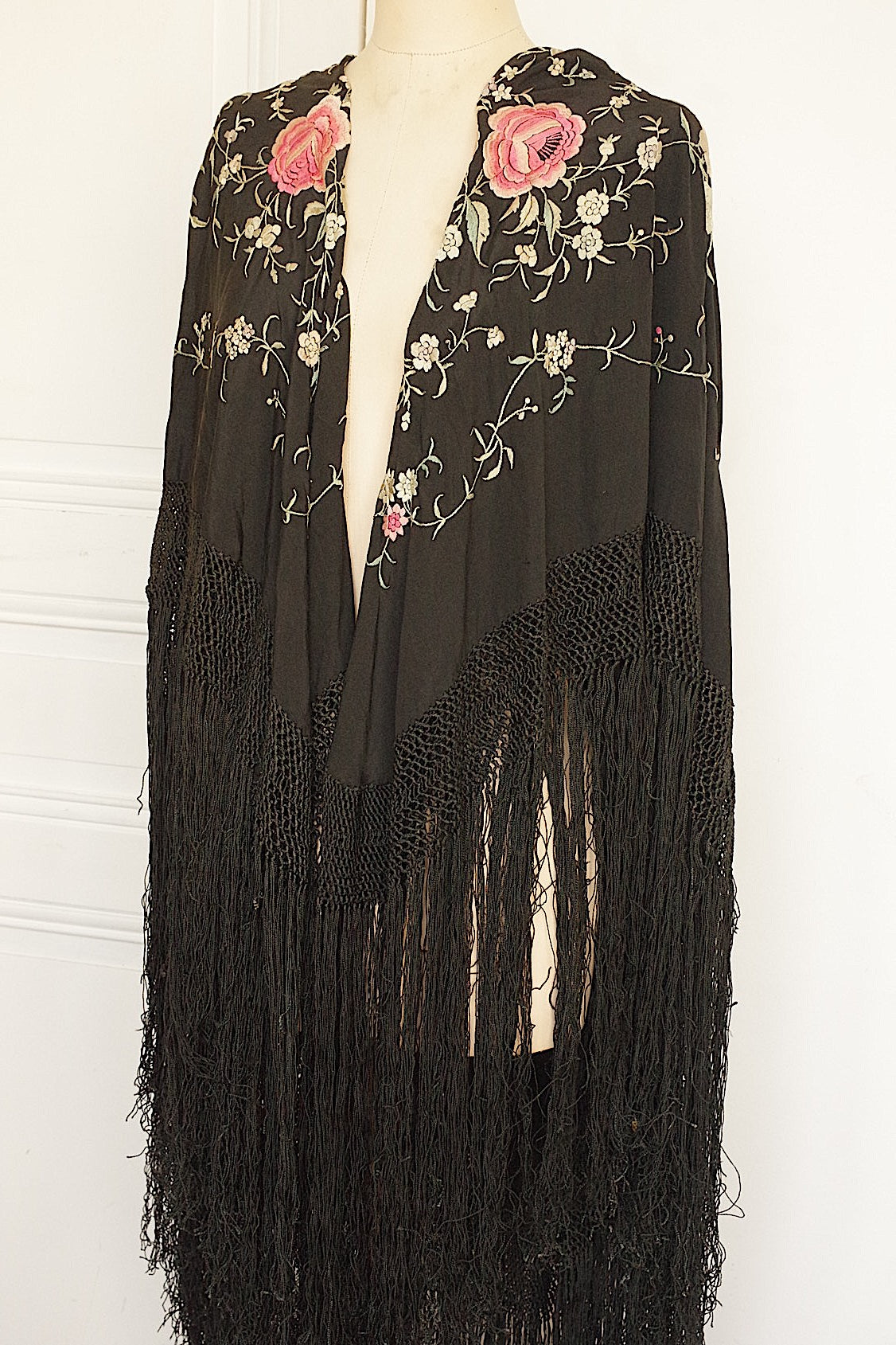 châle antique アンティークショール　シノワズリー .FR a l'epoque
