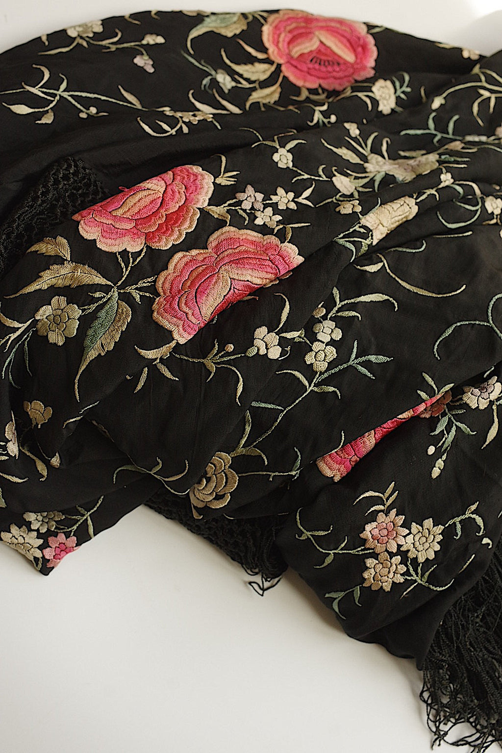 châle antique アンティークショール　シノワズリー .FR a l'epoque