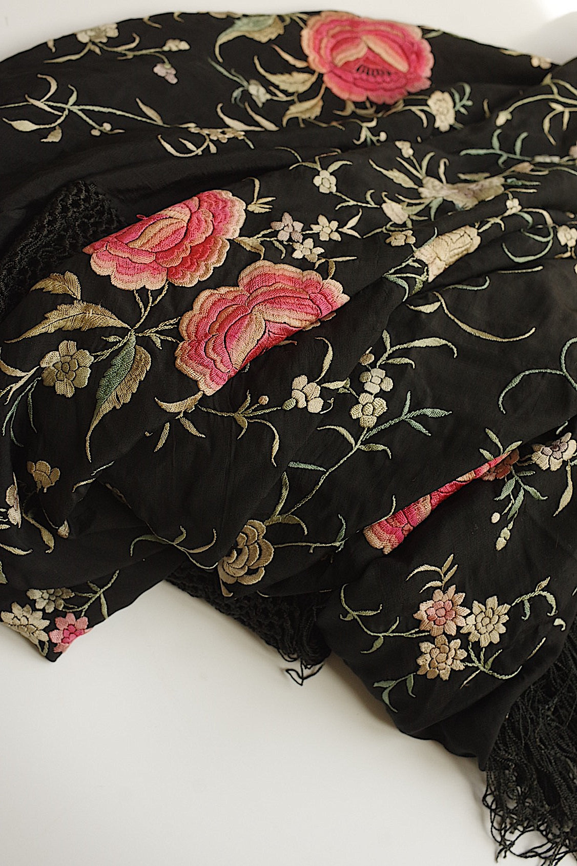 châle antique アンティークショール　シノワズリー .FR a l'epoque