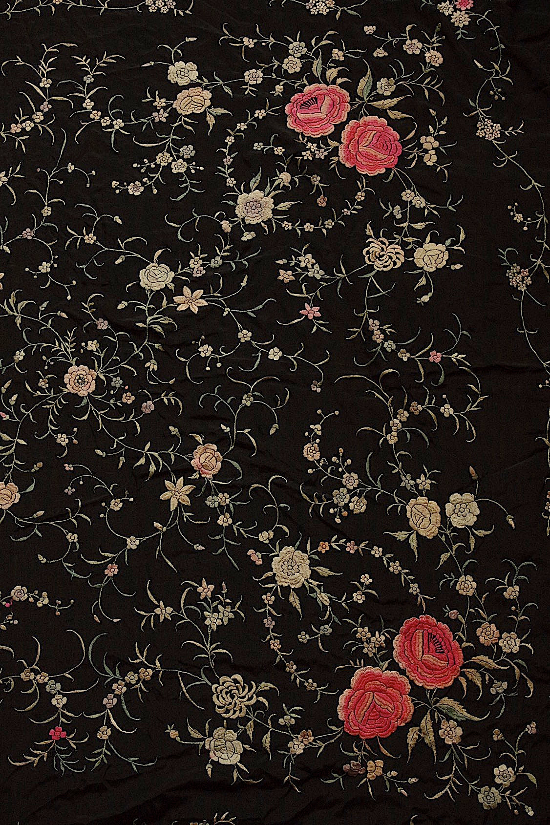 châle antique アンティークショール　シノワズリー .FR a l'epoque