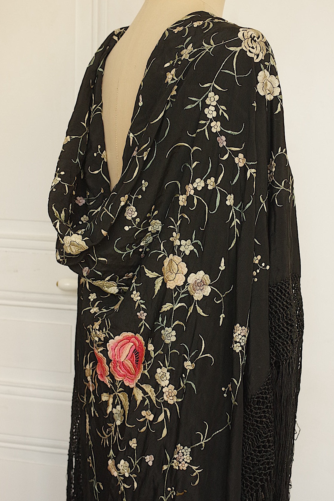 châle antique アンティークショール　シノワズリー .FR a l'epoque