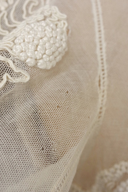 vêtement antique アンティークコットンブラウス5 .FR a l'epoque