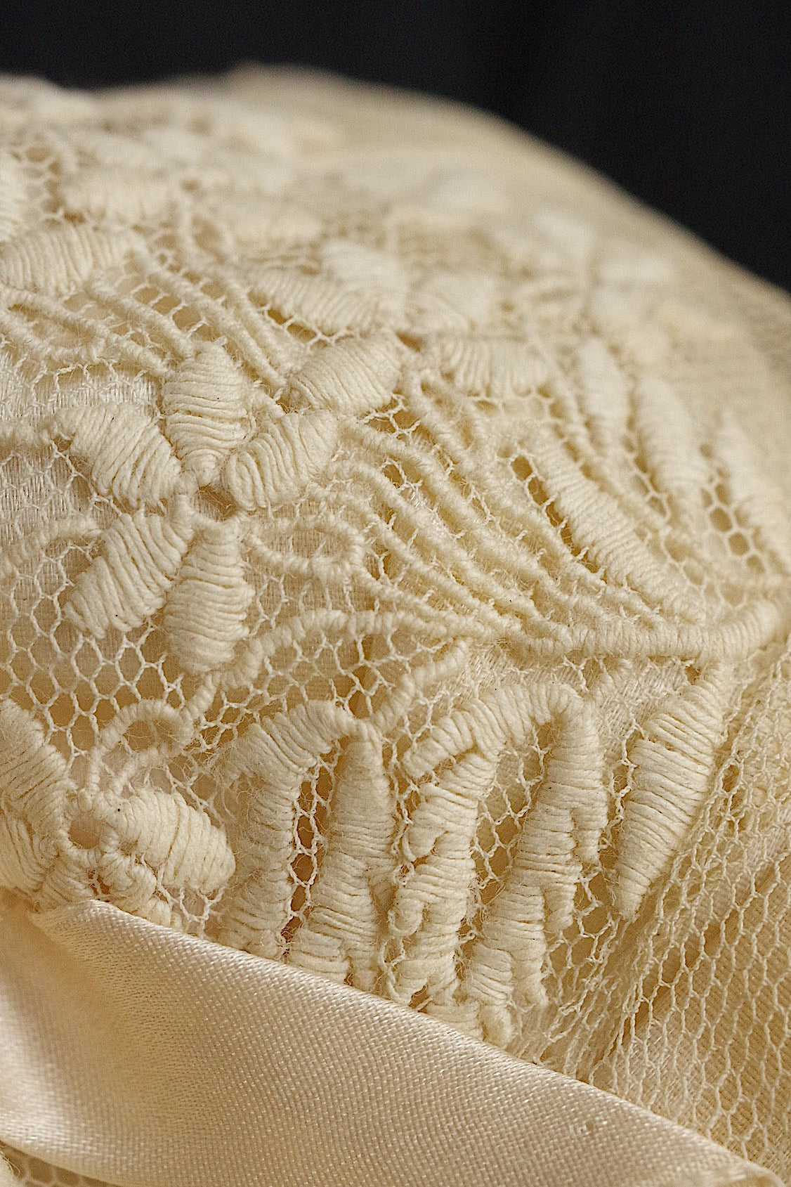 dentelle antique アンティークレース　bonnet ボネ　1 .FR a l'epoque