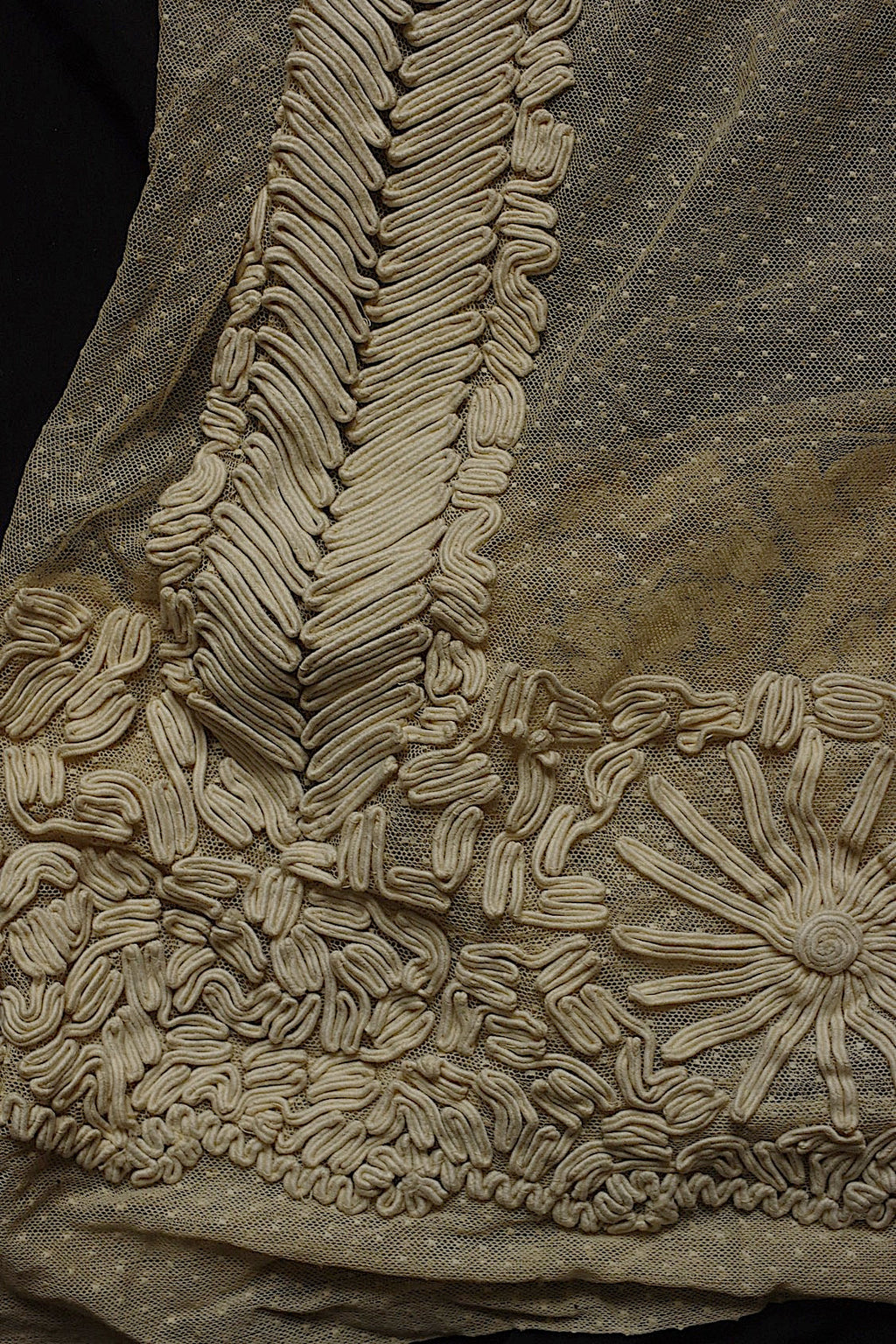 dentelle antique アンティークレース　ドレス　制作用　素材 .FR a l'epoque