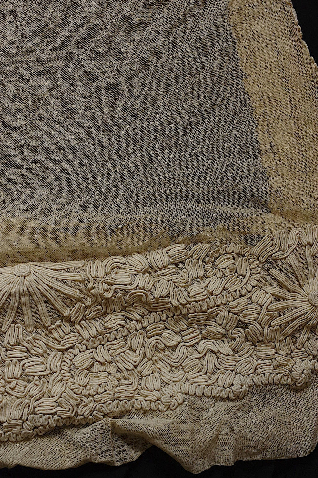 dentelle antique アンティークレース　ドレス　制作用　素材 .FR a l'epoque