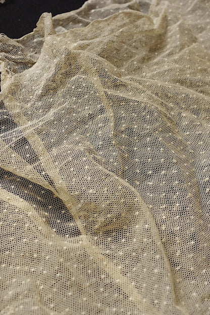 dentelle antique アンティークレース　ドレス　制作用　素材 .FR a l'epoque