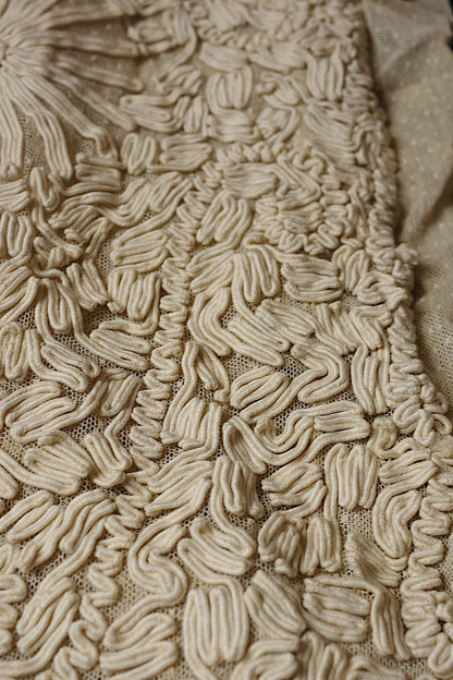dentelle antique アンティークレース　ドレス　制作用　素材 .FR a l'epoque