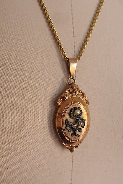 collier antique アンティークペンダント .FR a l'epoque