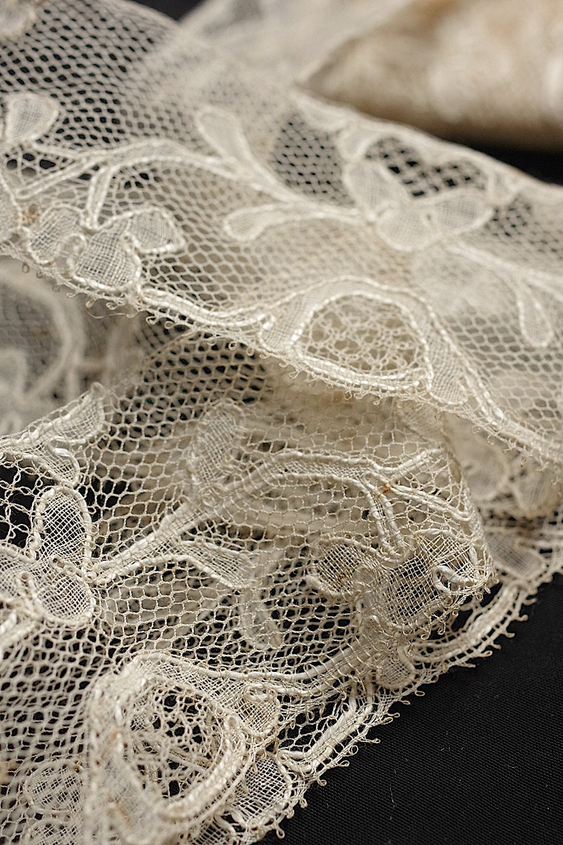 アンティークレース dentelle antique 　300cm .FR a l'epoque