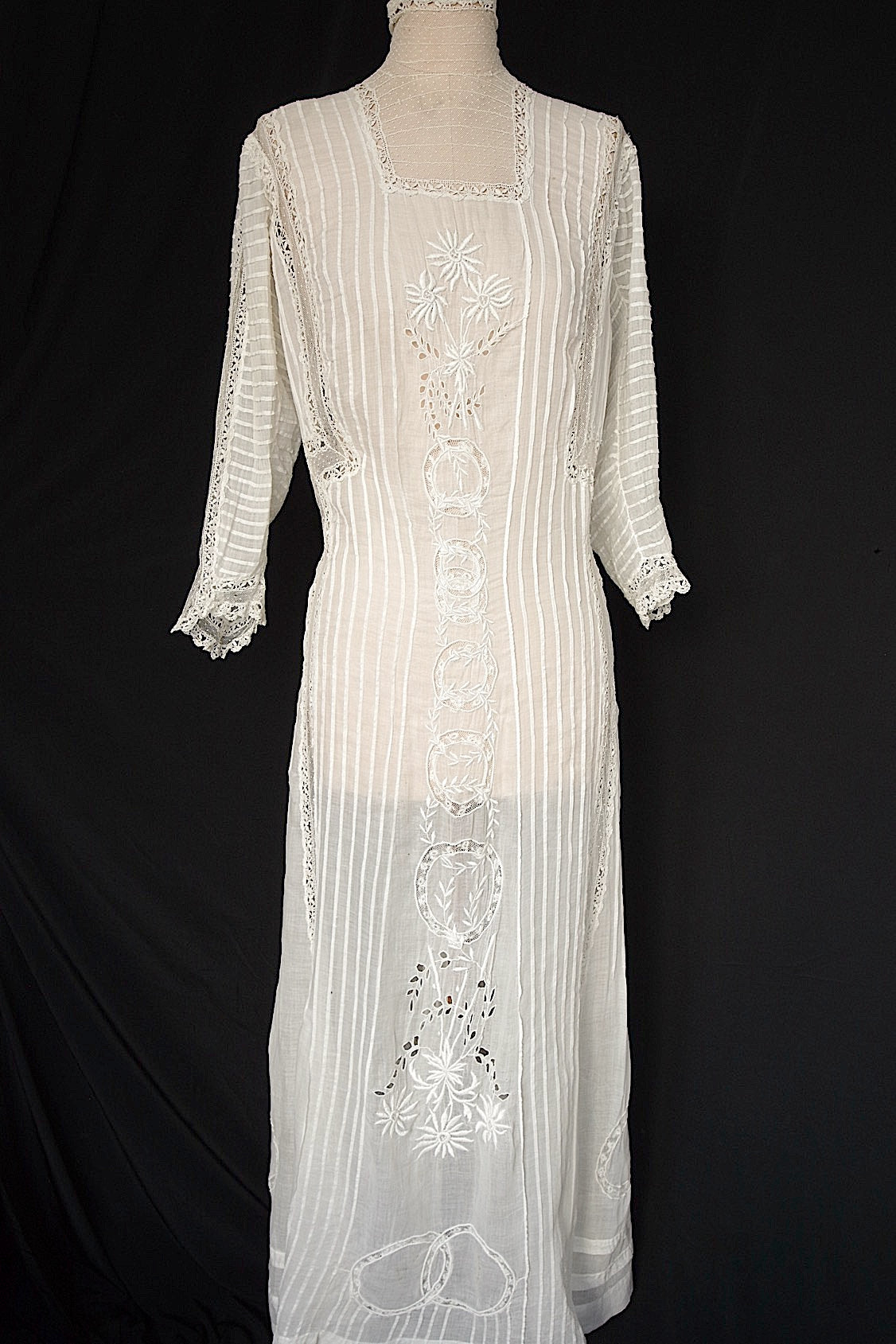 antique lace dress
