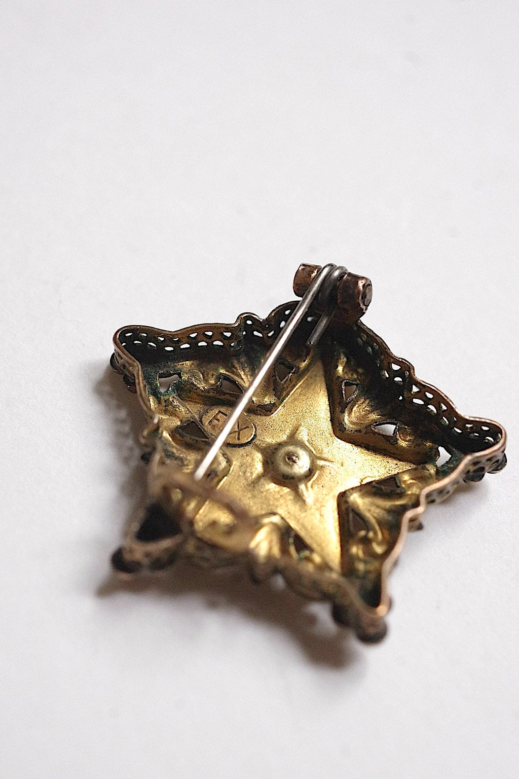 アンティーク ブローチ broche antique　星 .FR a l'epoque