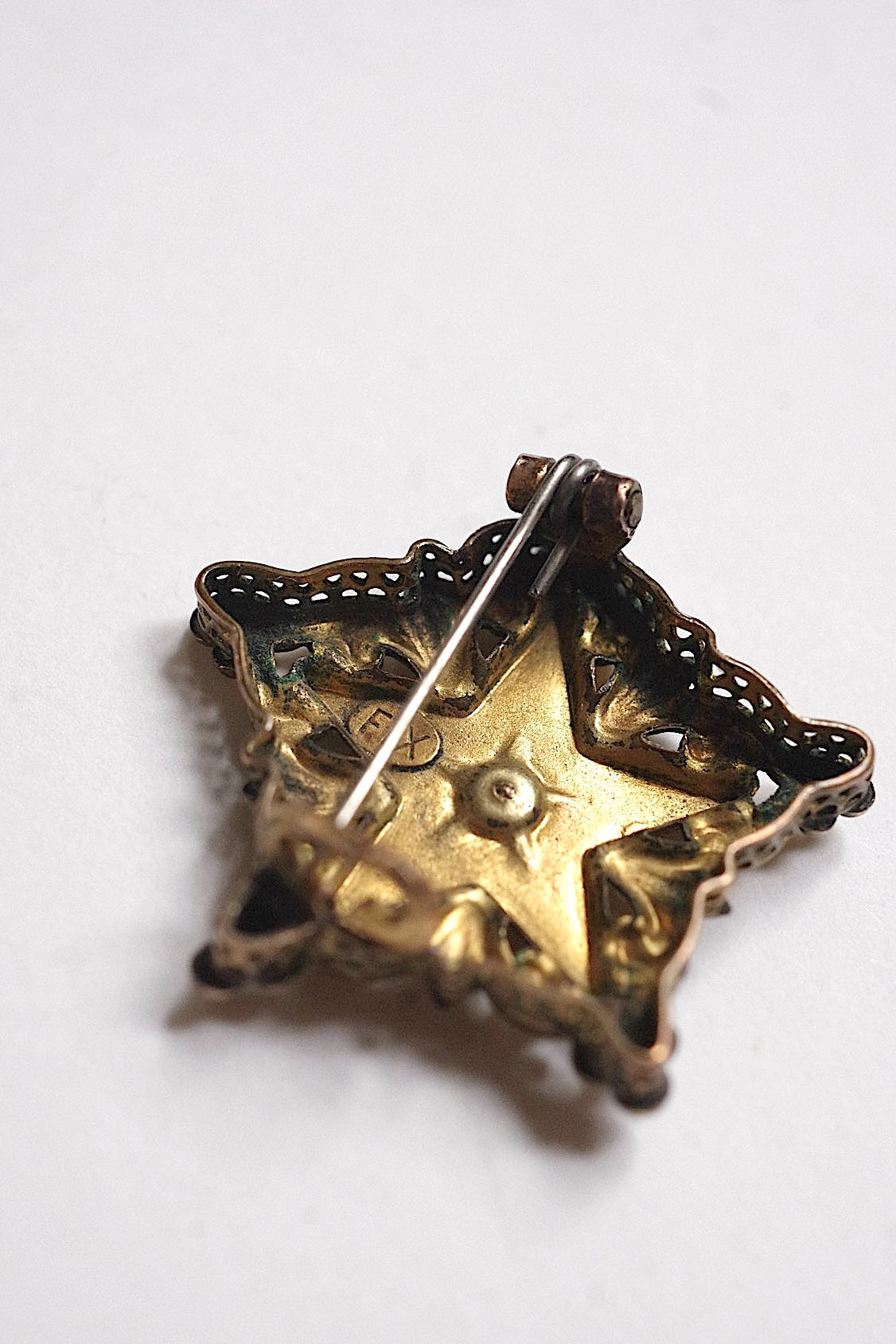 アンティーク ブローチ broche antique　星 .FR a l'epoque