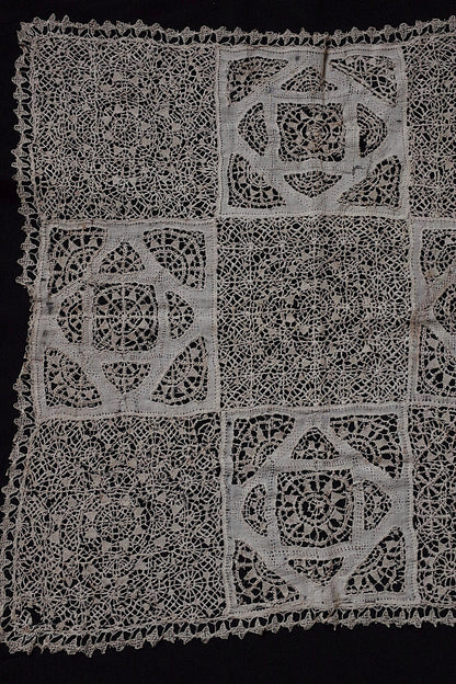 アンティークレース dentelle antique フィレレース　2 .FR a l'epoque