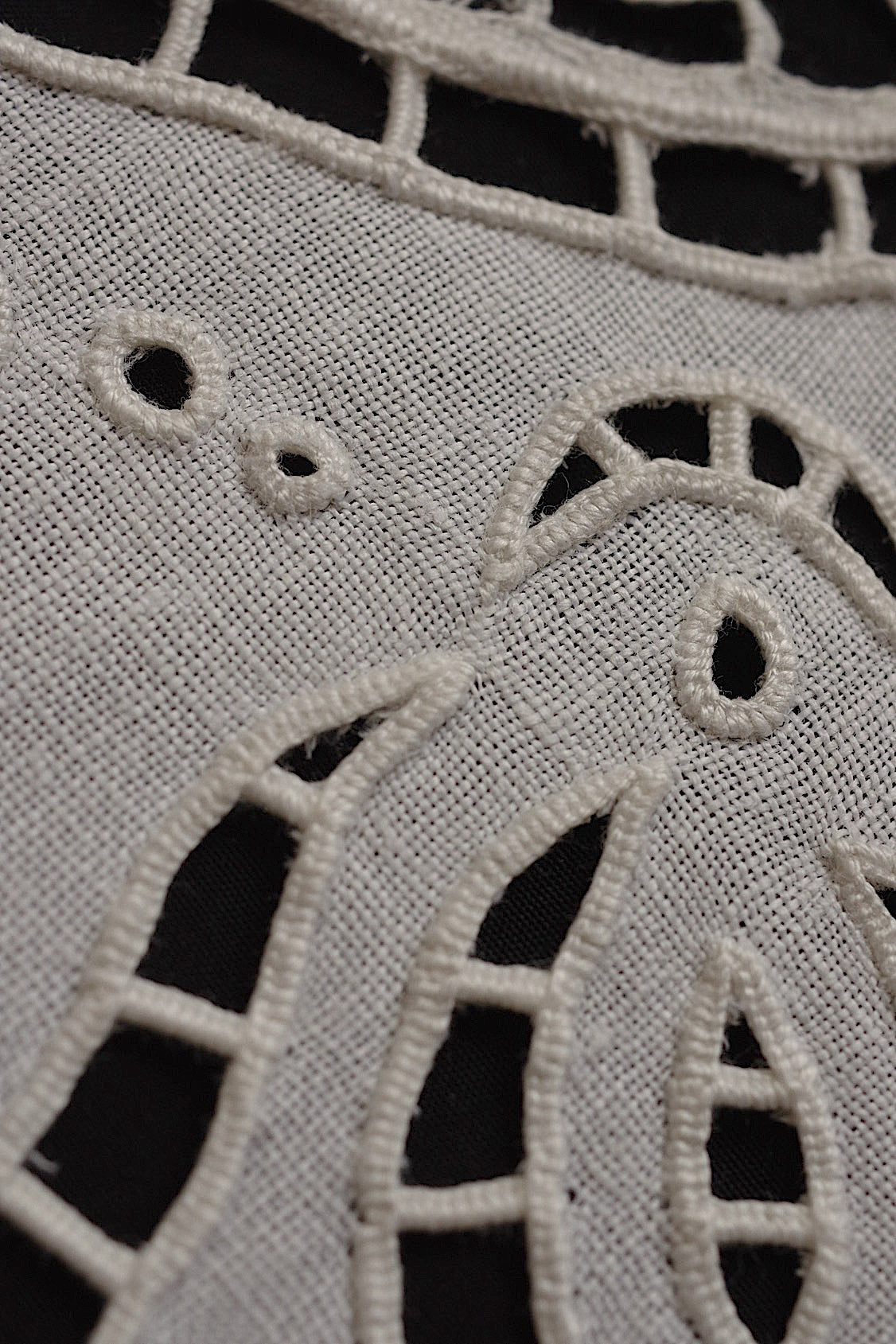 アンティークレース　dentelle antique アンティークレース 刺繍 クロス .FR a l'epoque