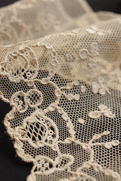 アンティークレース　dentelle antique アンティークレース アランソン　216cm .FR a l'epoque