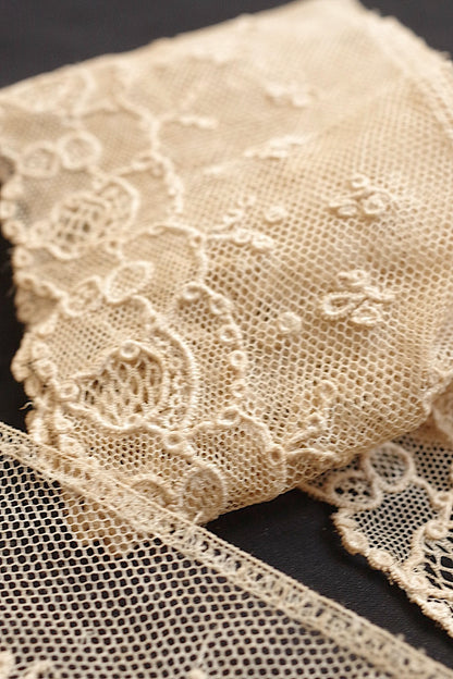 アンティークレース　dentelle antique アンティークレース アランソン　216cm .FR a l'epoque