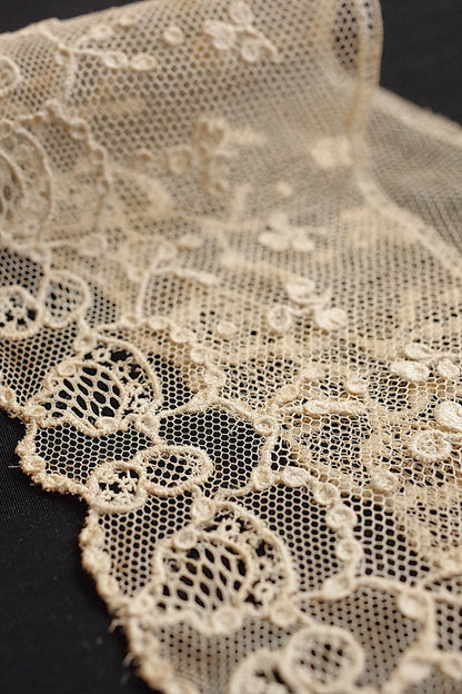 アンティークレース　dentelle antique アンティークレース アランソン　216cm .FR a l'epoque