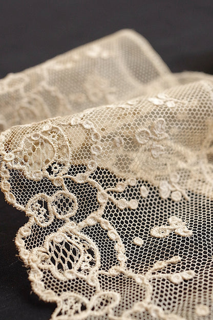 アンティークレース　dentelle antique アンティークレース アランソン　216cm .FR a l'epoque