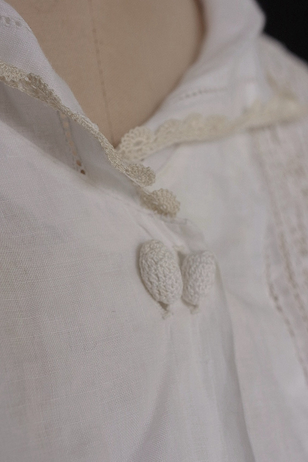 アンティークブラウス　vêtement antique アンティークレースブラウス .FR a l'epoque