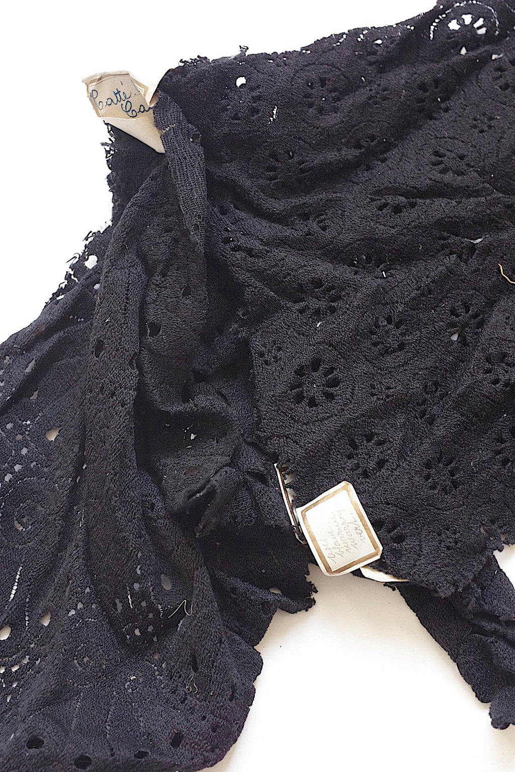アンティークレースdentelle antique アンティークレース クロ　サンプルハギレ .FR a l'epoque
