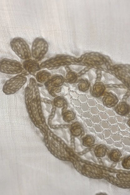 アンティークカーテン　antique linge de maison 　 .FR a l'epoque