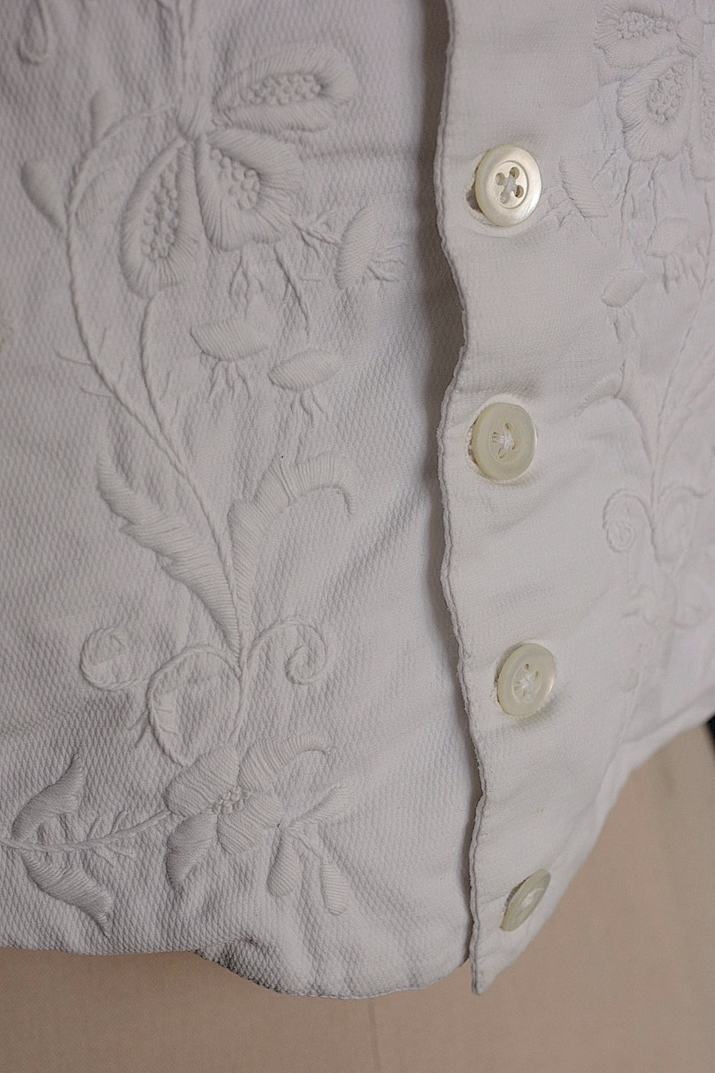 アンティーク古着　vêtement antique アンティーク刺繍ジレ　pour monsieur .FR a l'epoque