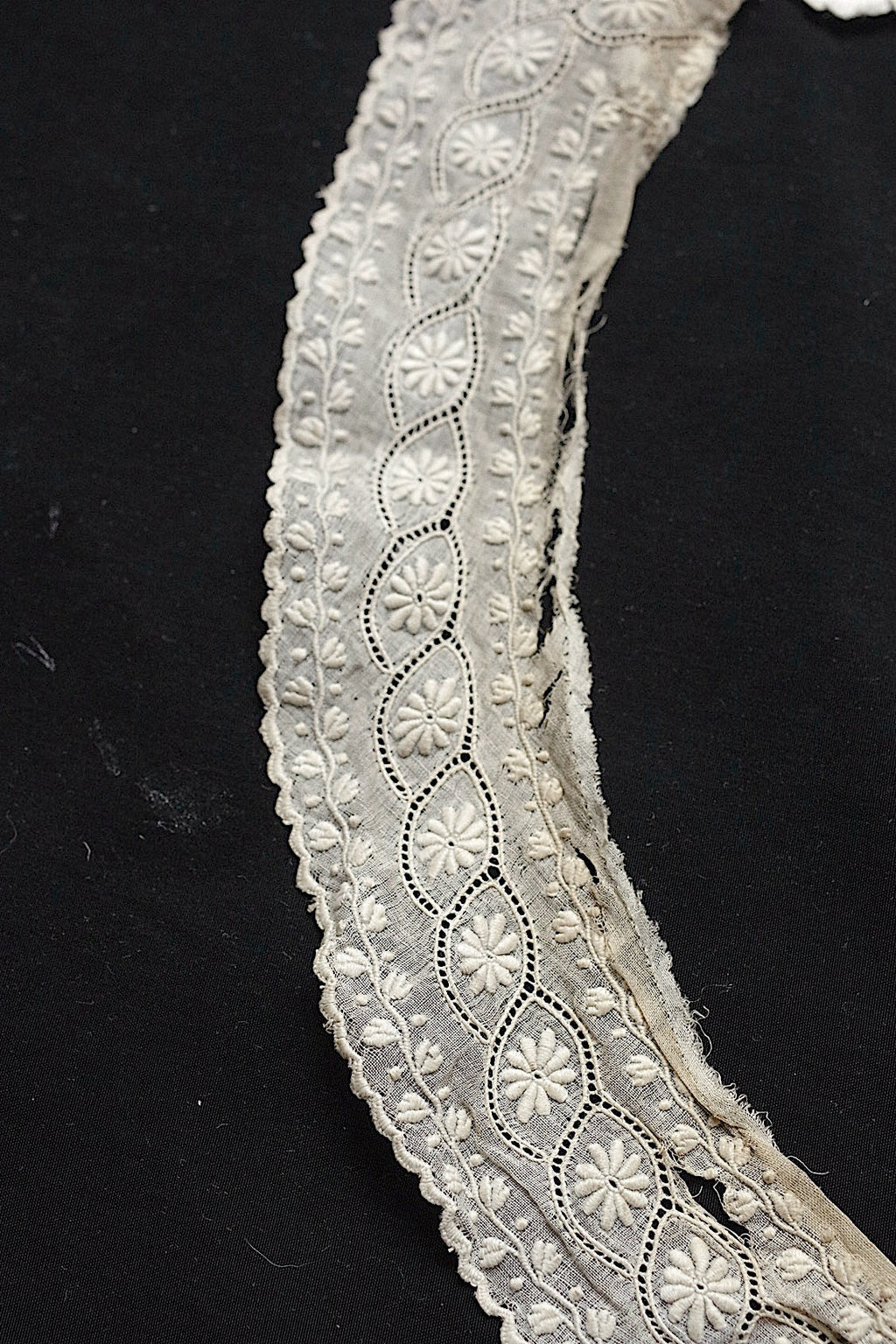 アンティークレース　dentelle  antique アンティークレース　刺繍レース　lot .FR a l'epoque