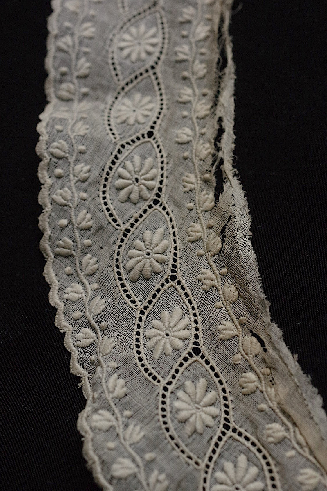 アンティークレース　dentelle  antique アンティークレース　刺繍レース　lot .FR a l'epoque
