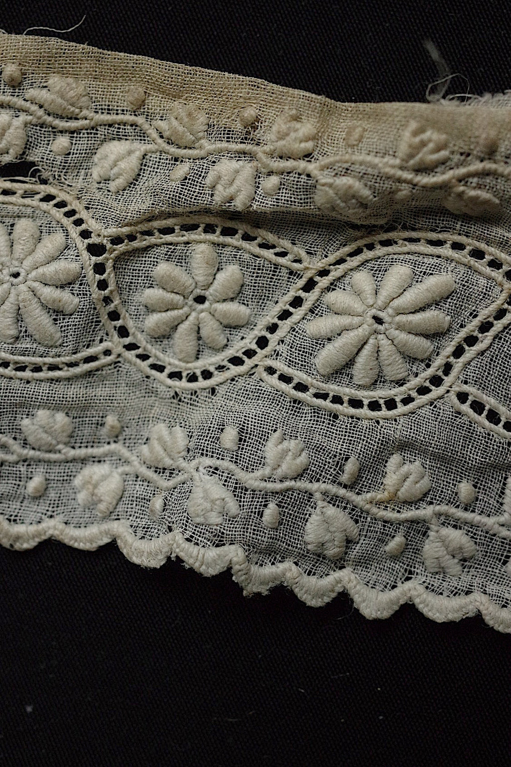アンティークレース　dentelle  antique アンティークレース　刺繍レース　lot .FR a l'epoque