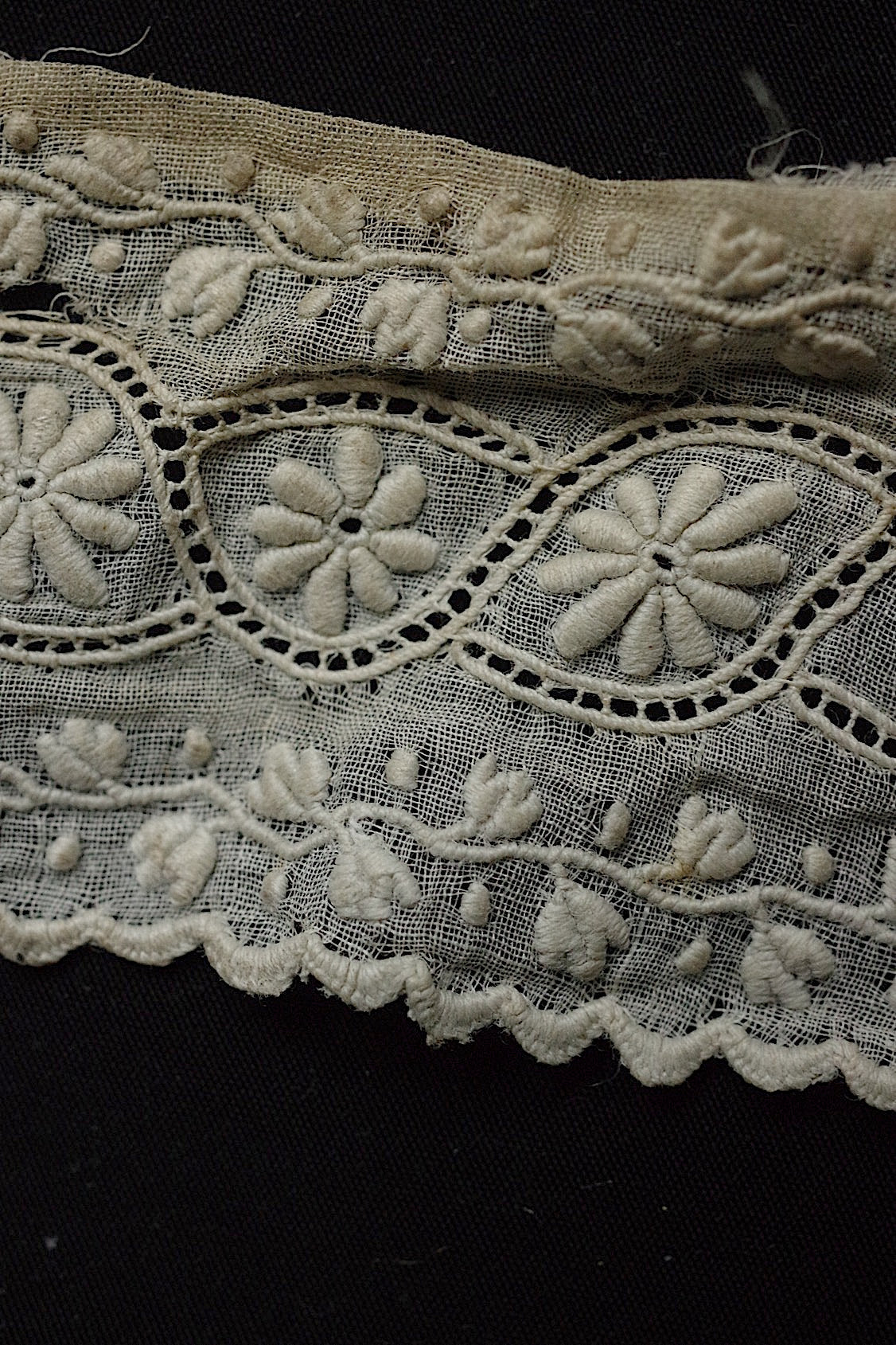 アンティークレース　dentelle  antique アンティークレース　刺繍レース　lot .FR a l'epoque