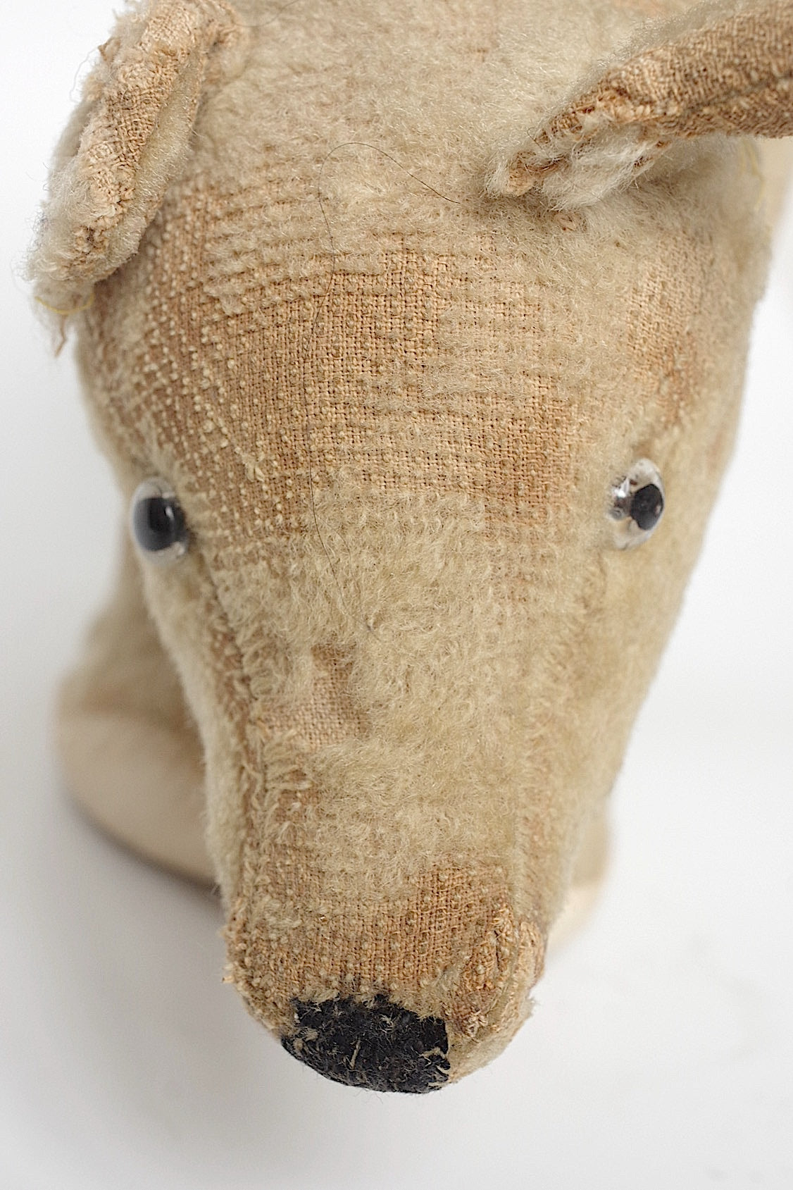アンティーク雑貨　peluche antique アンティークシロクマ .FR a l'epoque