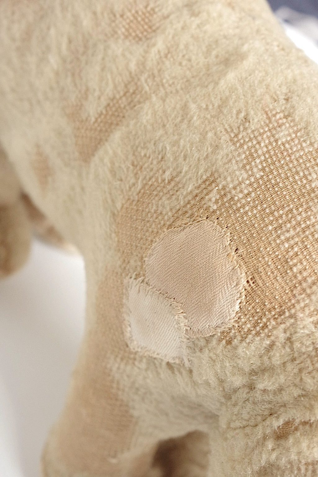 アンティーク雑貨　peluche antique アンティークシロクマ .FR a l'epoque